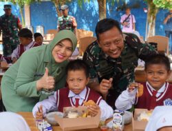 Tingkatkan Gizi, Kodim 0402/OKI Lanjutkan Program Dapur Masuk Sekolah di Inisiasi Kodam II/Sriwijaya.