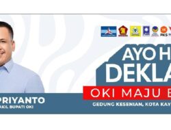 Muri Gelar Deklarasi di Gedung Kesenian Kayuagung Mengadakan Musik Sesuai Tema Pesta Demokrasi.