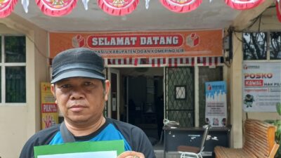 Oknum Kades Rambai Dilaporkan SPM ke Bawaslu OKI Terkait Swafoto Saat Acara Deklarasi Paslon JADI