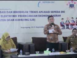 Bappeda Kab. OKI Melaunching Aplikasi SEPEDA OKI Untuk Menjawab Tantangan Perubahan Era Digital.