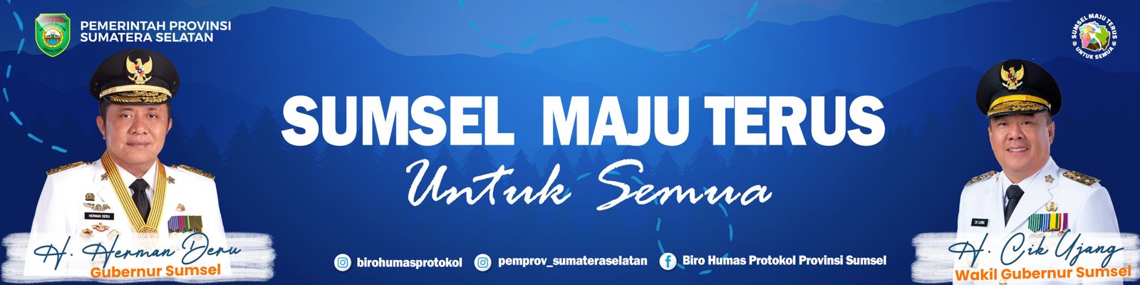 Banner SUMSEL MAJU UNTUK SEMUA banner 2560x640